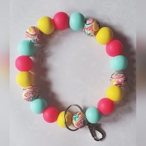 Wristlet Keychain hand made